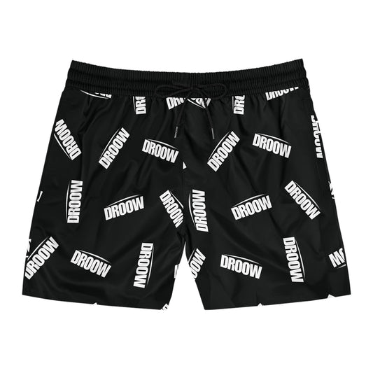 Men's Mid-Length Swim Shorts black 2 (AOP)